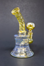 6" Fumed Twisted Shower Bend Bong