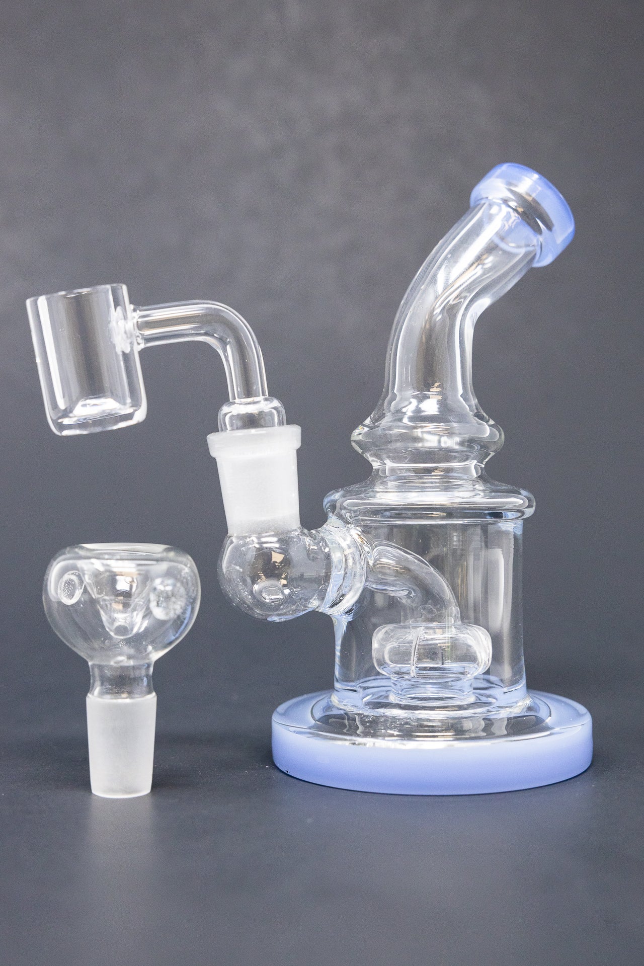 4" Shower Bend Dab Rig StonedGenie.com