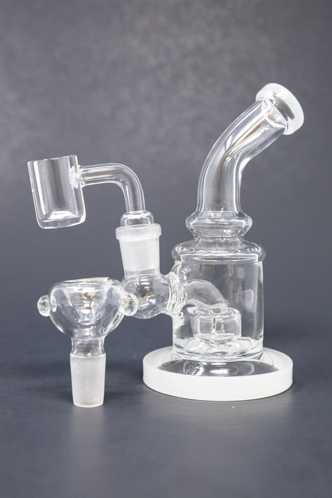 4" Shower Bend Dab Rig StonedGenie.com