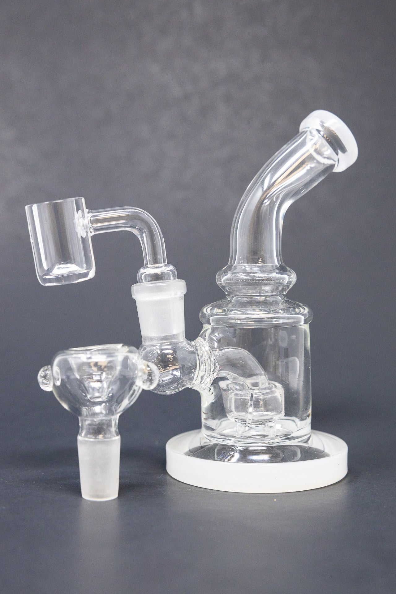 4" Shower Bend Dab Rig StonedGenie.com