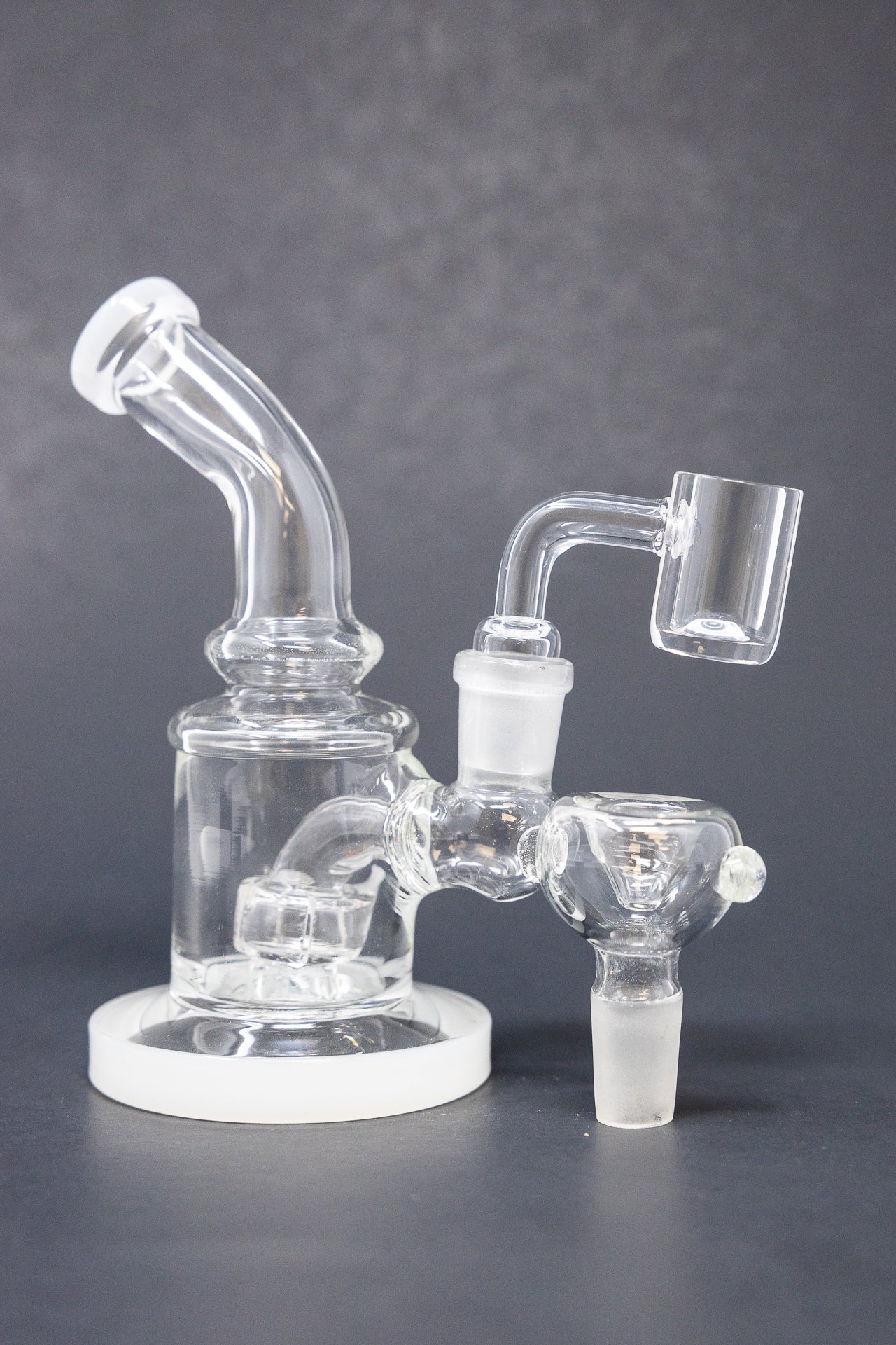 4" Shower Bend Dab Rig StonedGenie.com