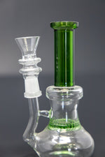 Dark Green 14mm female Bowl - 2 pc set StonedGenie.com Accessories