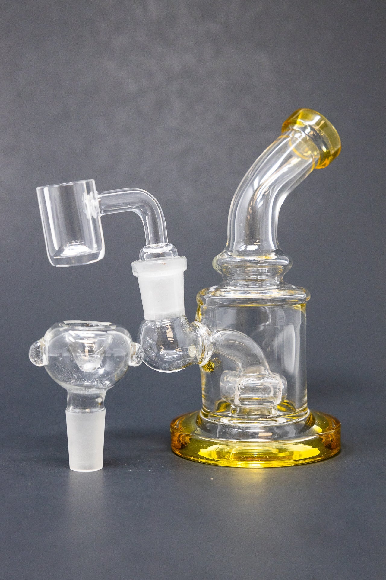 4" Shower Bend Dab Rig StonedGenie.com