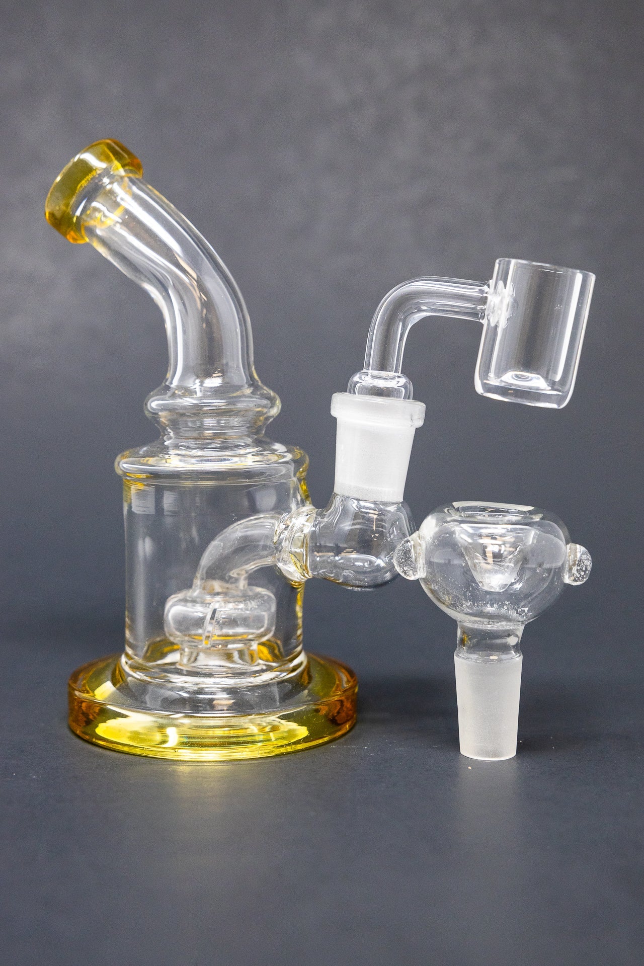 4" Shower Bend Dab Rig StonedGenie.com