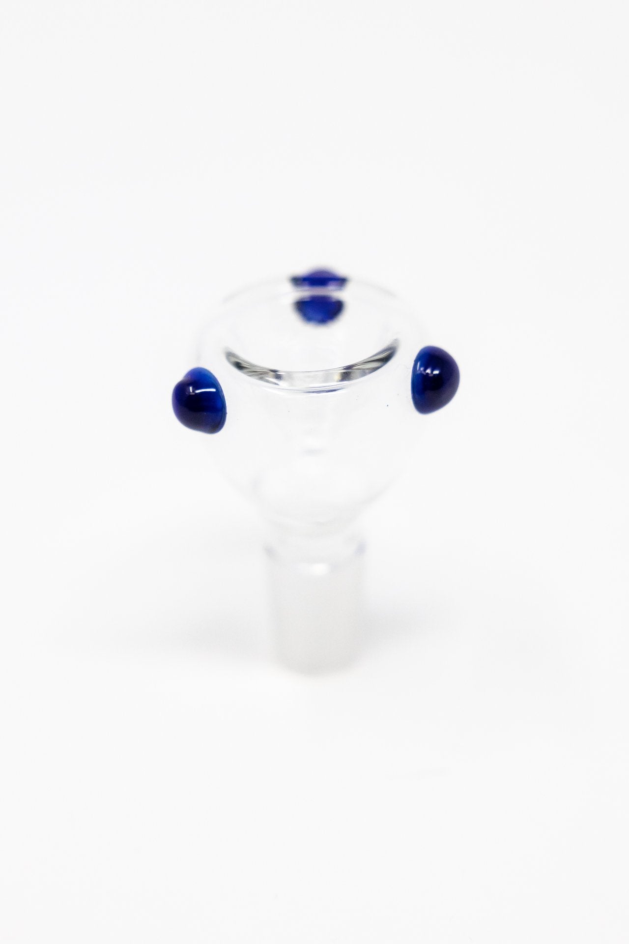 Midnight Blue 14mm Male Colored Dot Bowl Pc StonedGenie.com Accessories