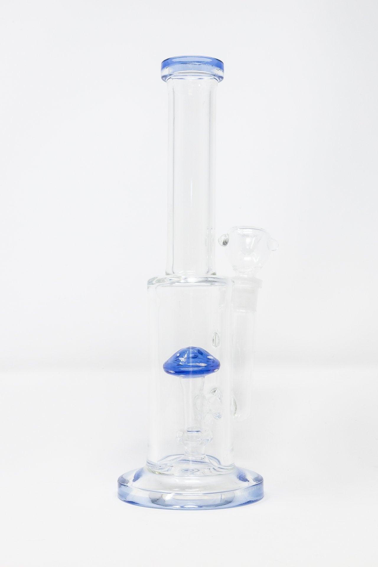Royal Blue 10” Mushroom Percolator Bong StonedGenie.com Bong