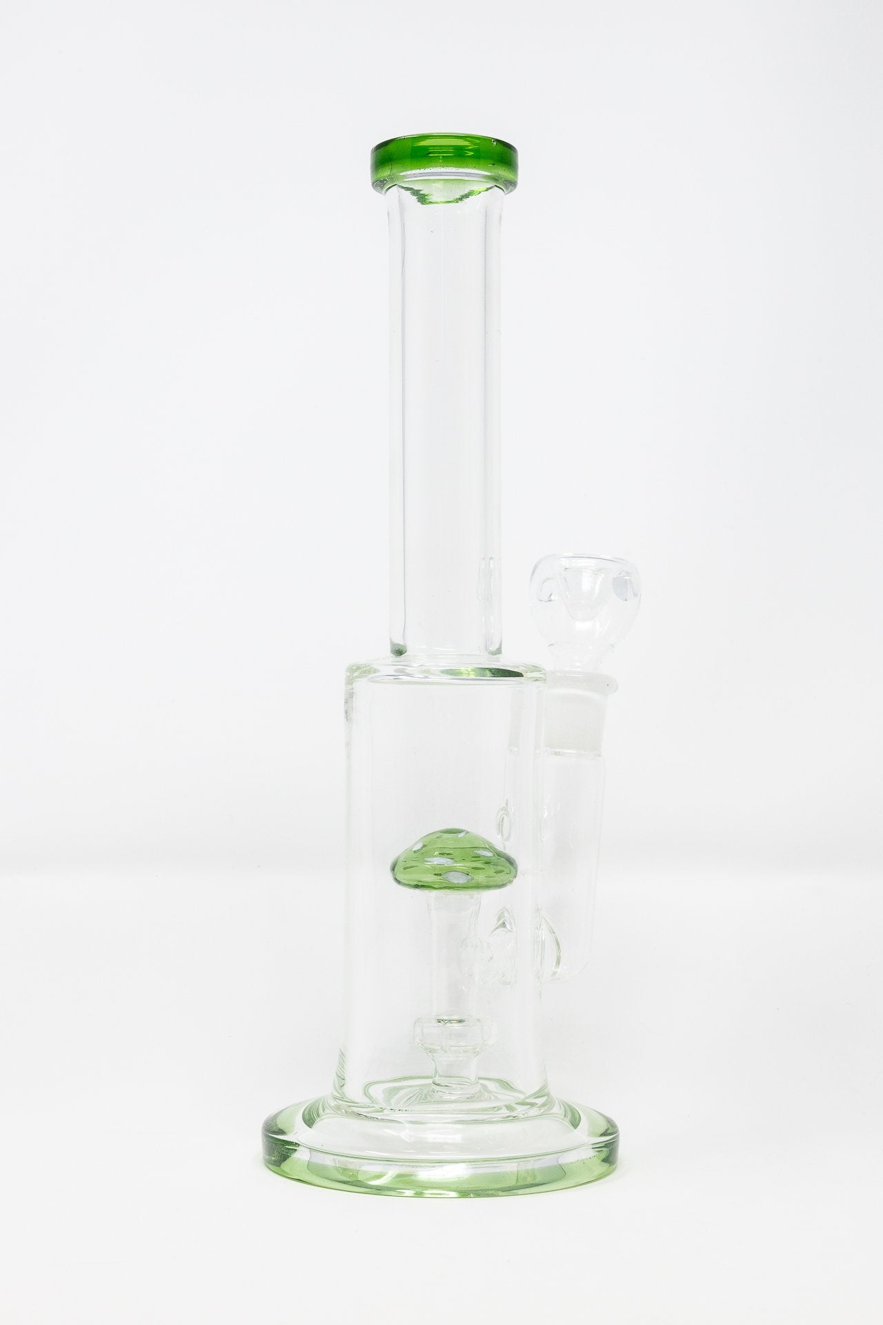 Dark Gray 10” Mushroom Percolator Bong StonedGenie.com Bong