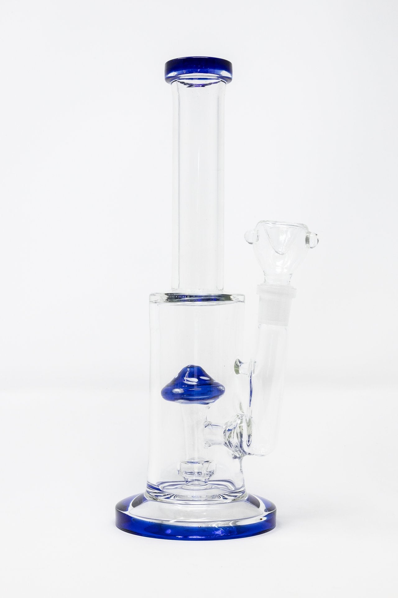 Midnight Blue 10” Mushroom Percolator Bong StonedGenie.com Bong