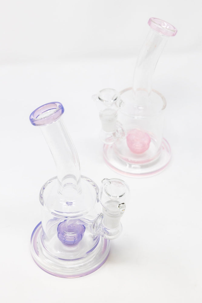 6.5" Flat Base Shower Bend Dab Rig