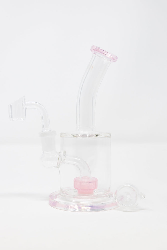 6.5" Flat Base Shower Bend Dab Rig