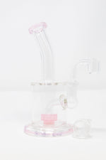 6.5" Flat Base Shower Bend Dab Rig