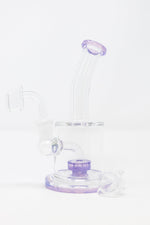 6.5" Flat Base Shower Bend Dab Rig
