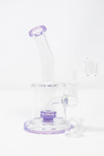 6.5" Flat Base Shower Bend Dab Rig