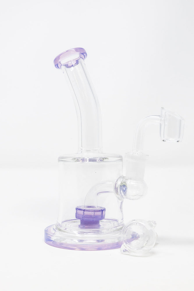 6" Flat Base Shower Bend Dab Rig