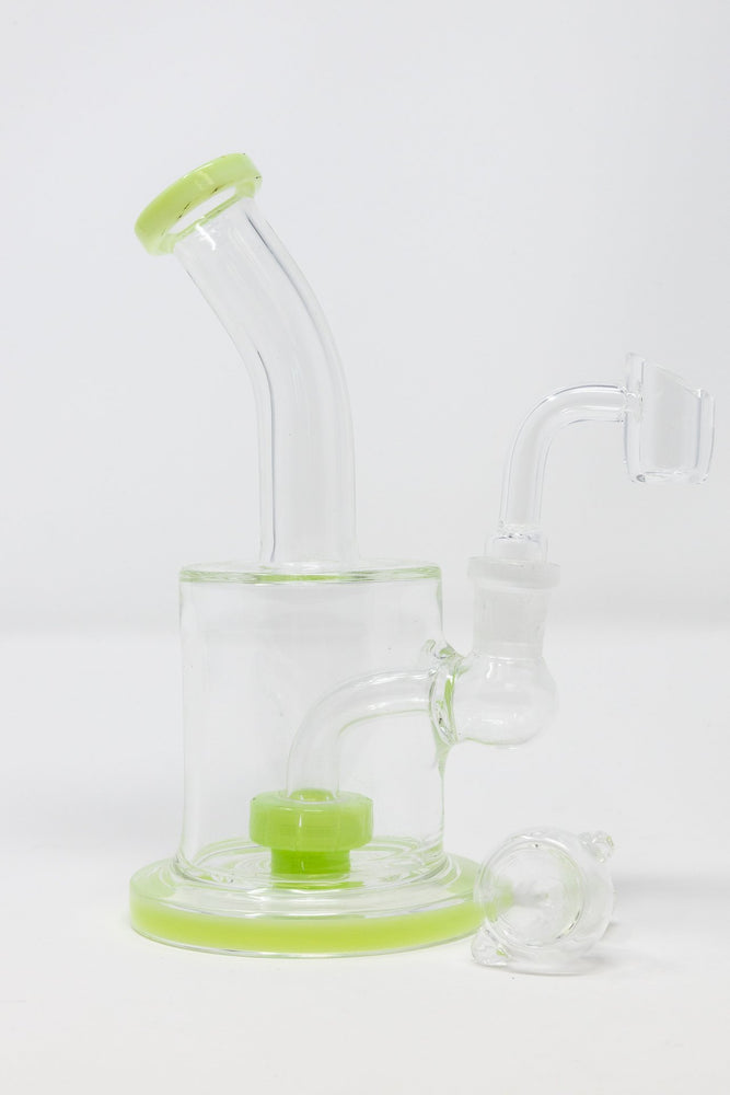 6.5" Flat Base Shower Bend Dab Rig