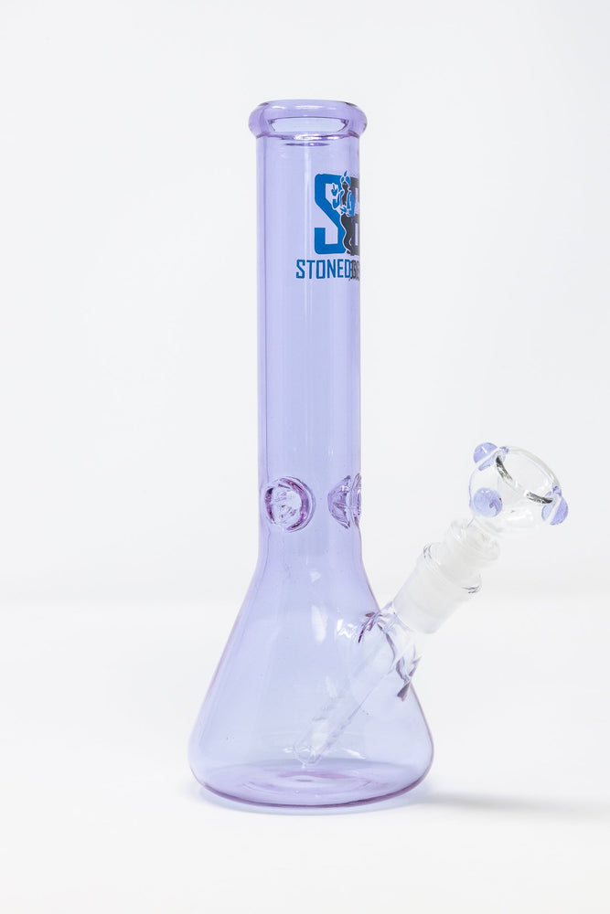 9.5" Stoned Genie Lavender Bong