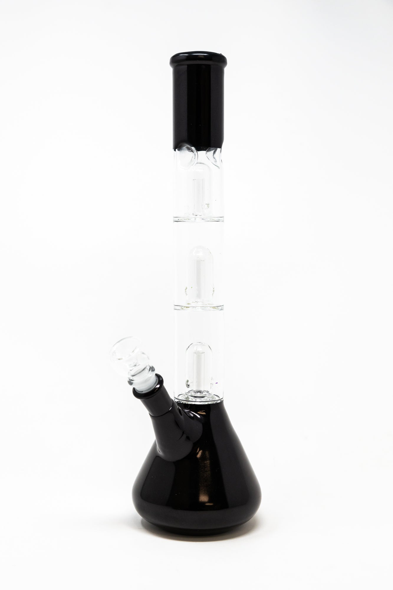 14" Black Triple Percolator Bong