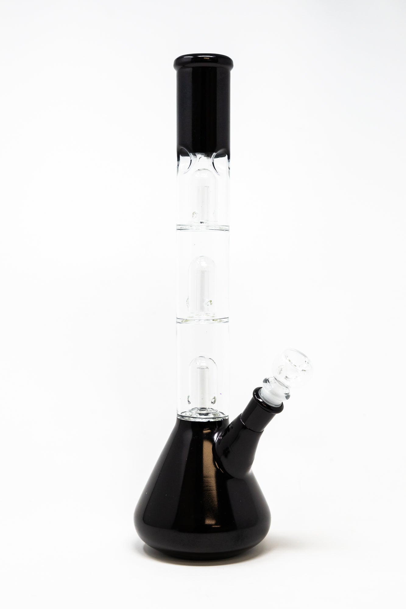 14" Black Triple Percolator Bong