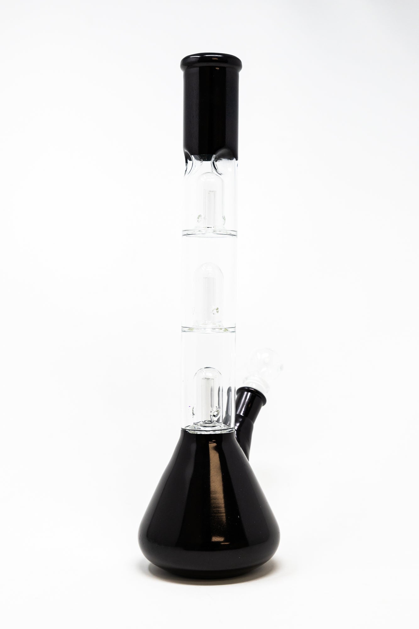 14" Black Triple Percolator Bong
