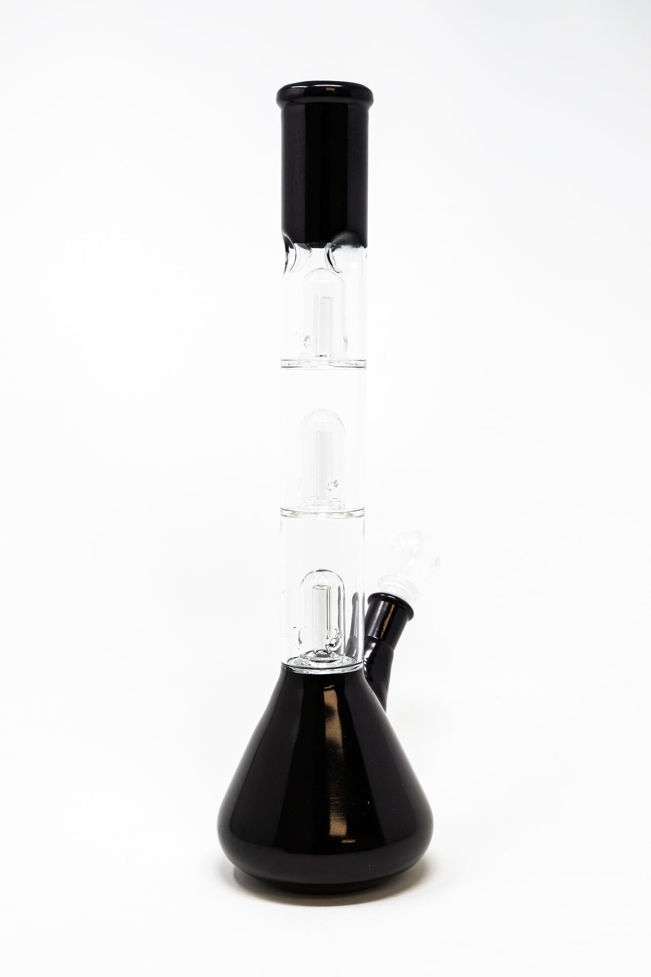14" Black Triple Percolator Bong