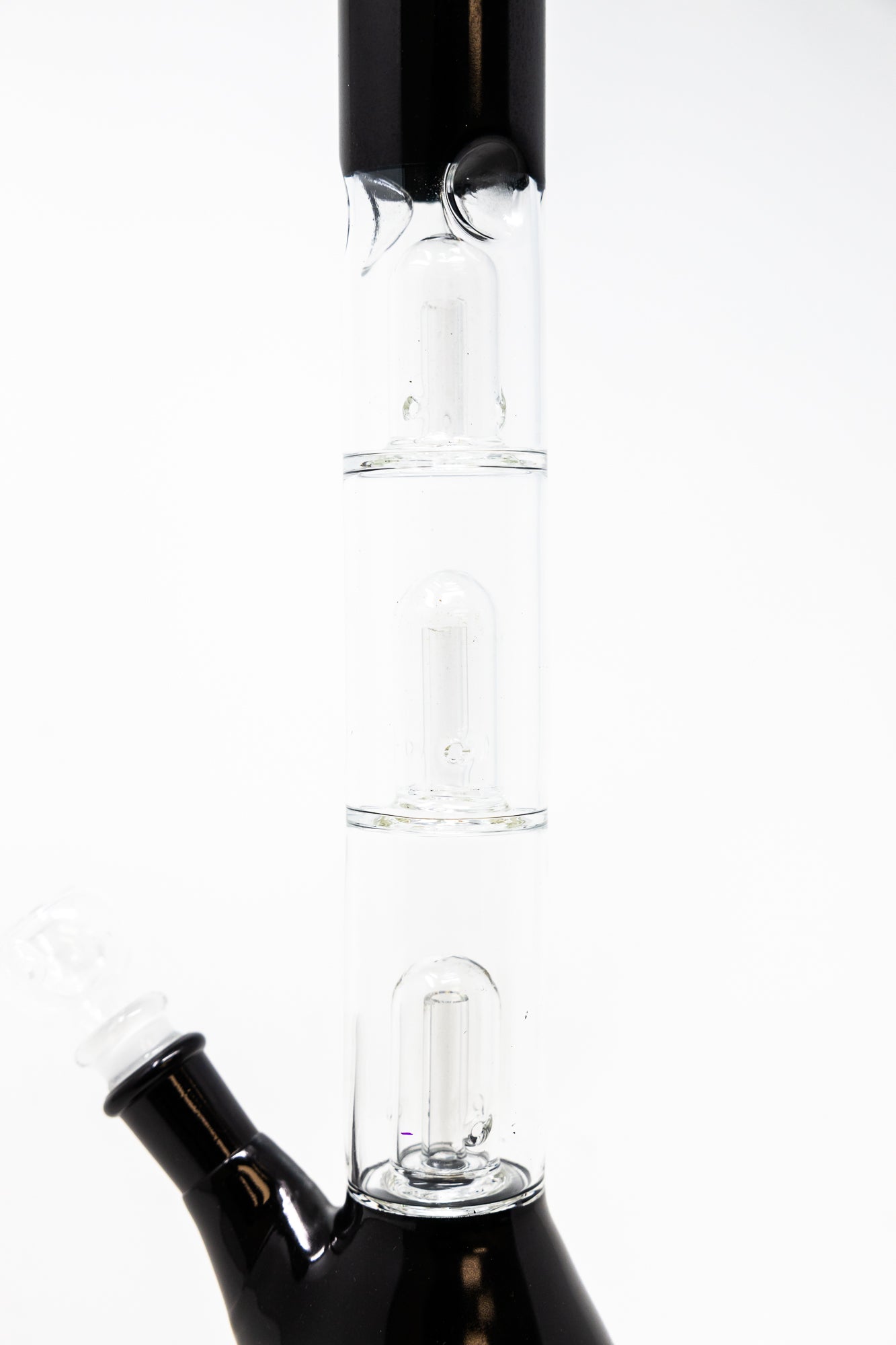 14" Black Triple Percolator Bong