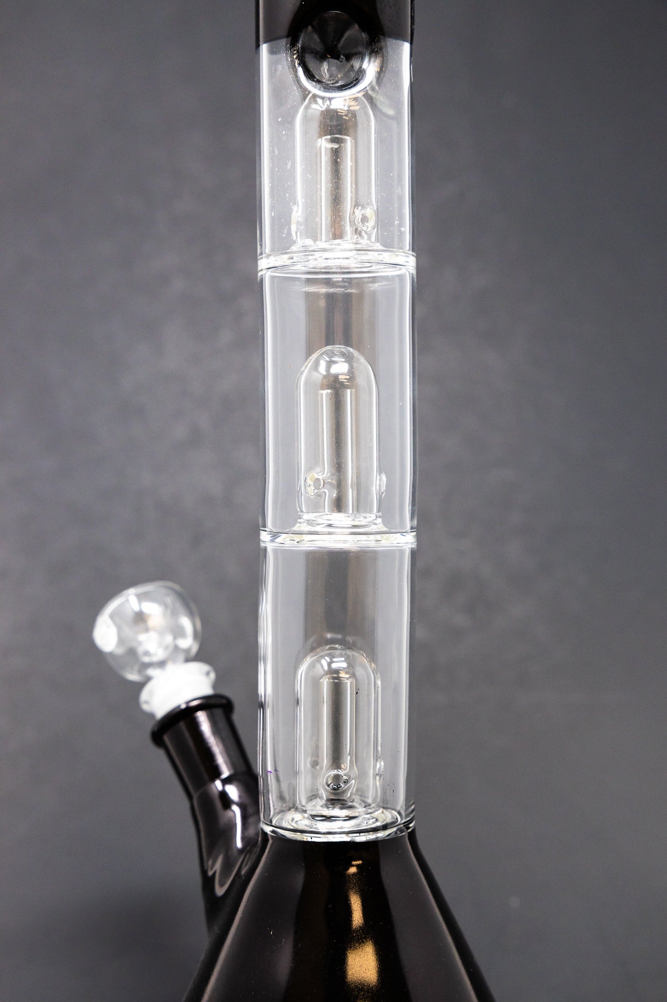 14" Black Triple Percolator Bong