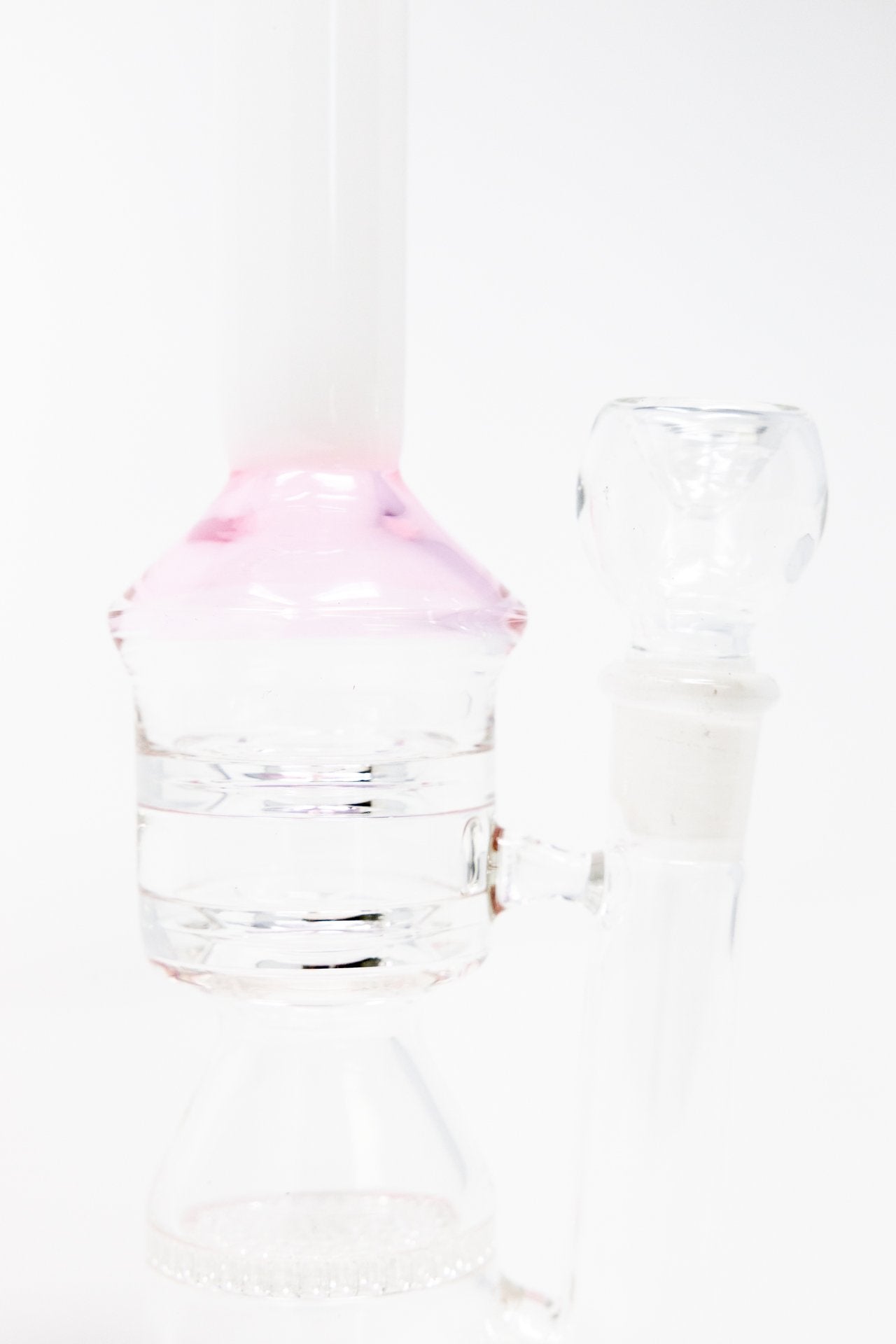 11" Premium White Neck Rocket Honeycomb Bong