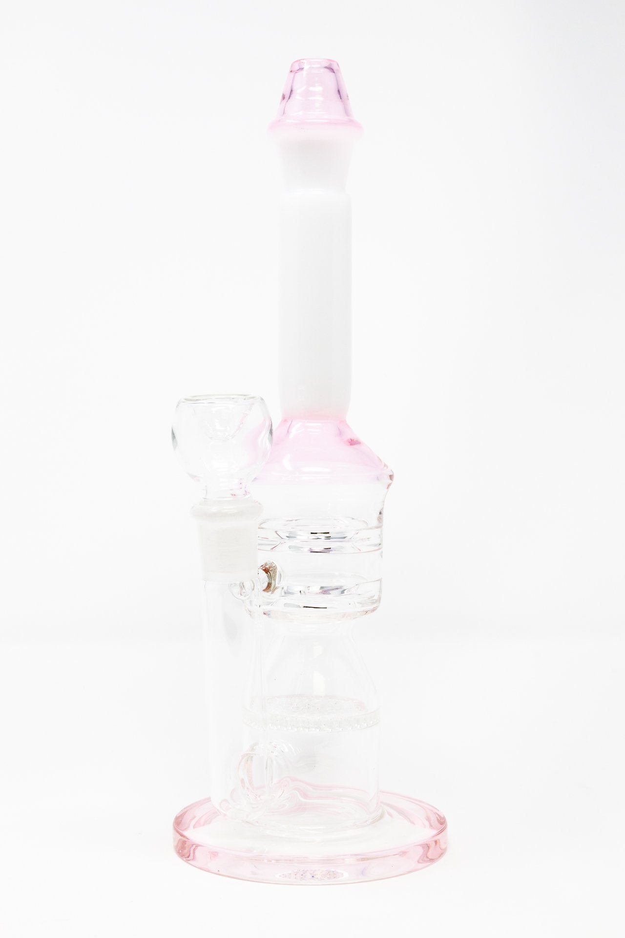 11" Premium White Neck Rocket Honeycomb Bong