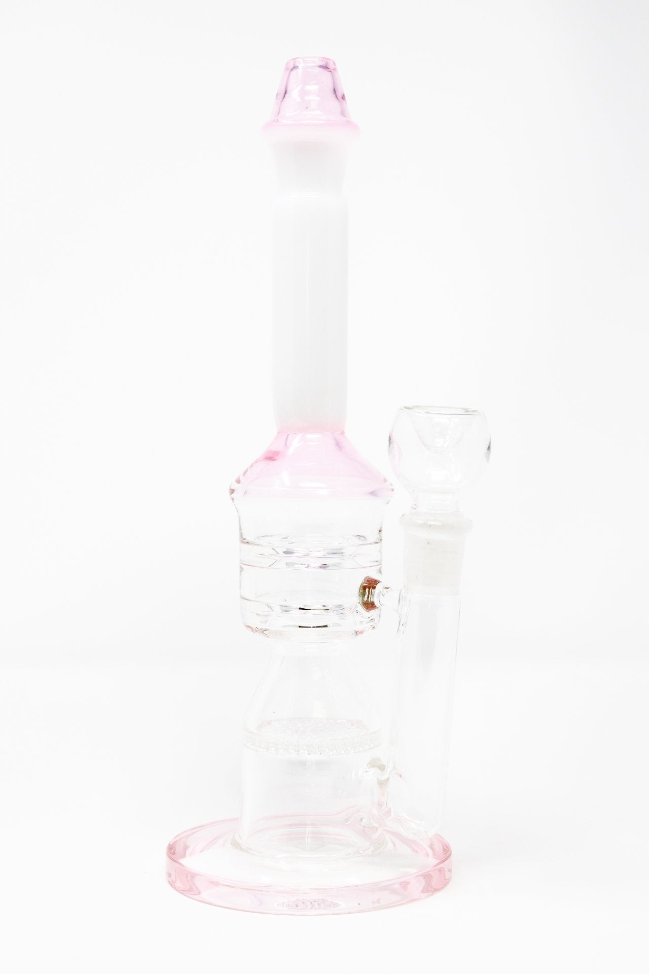 11" Premium White Neck Rocket Honeycomb Bong