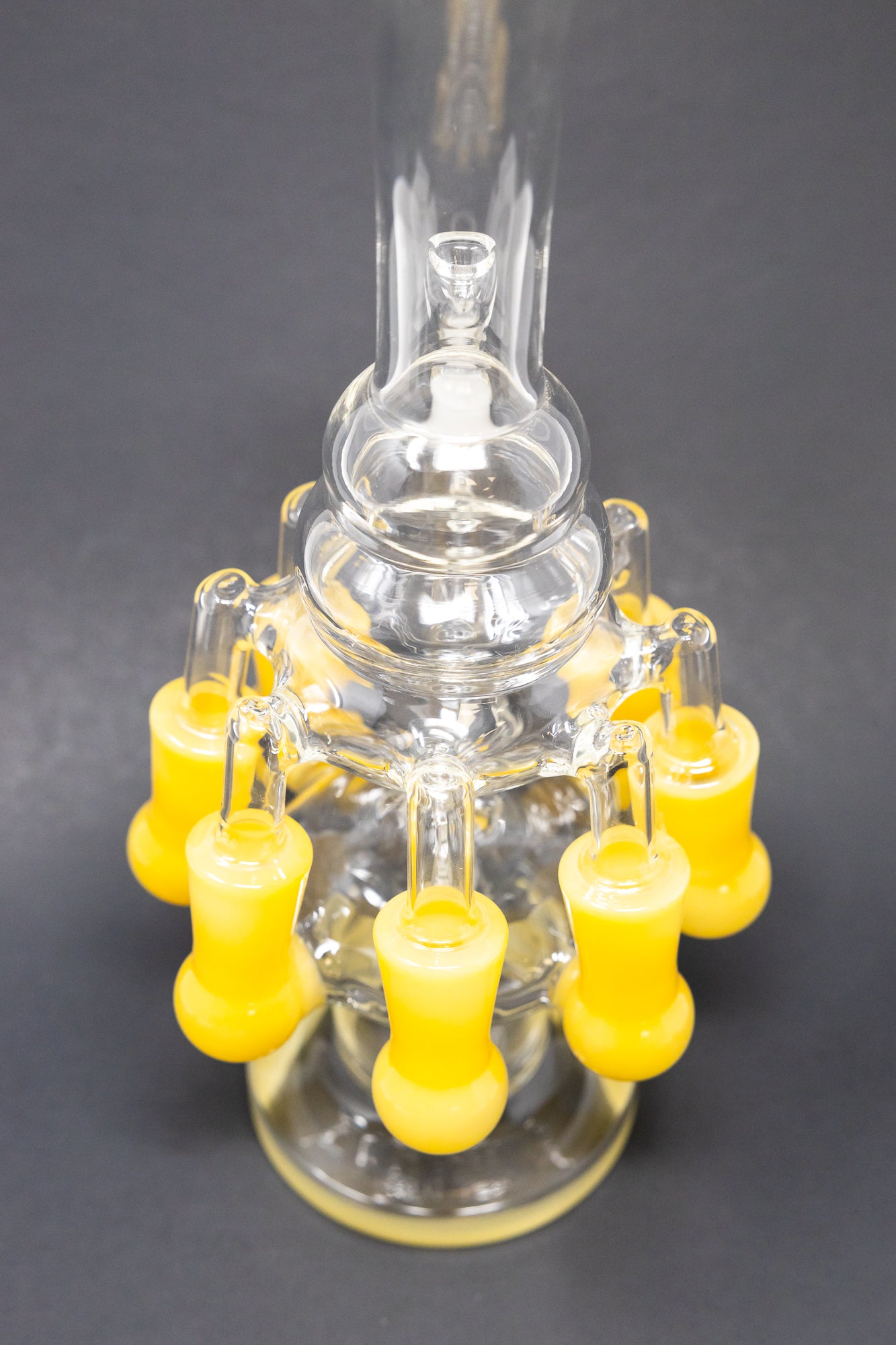 12" Yellow Seven Side Recycler