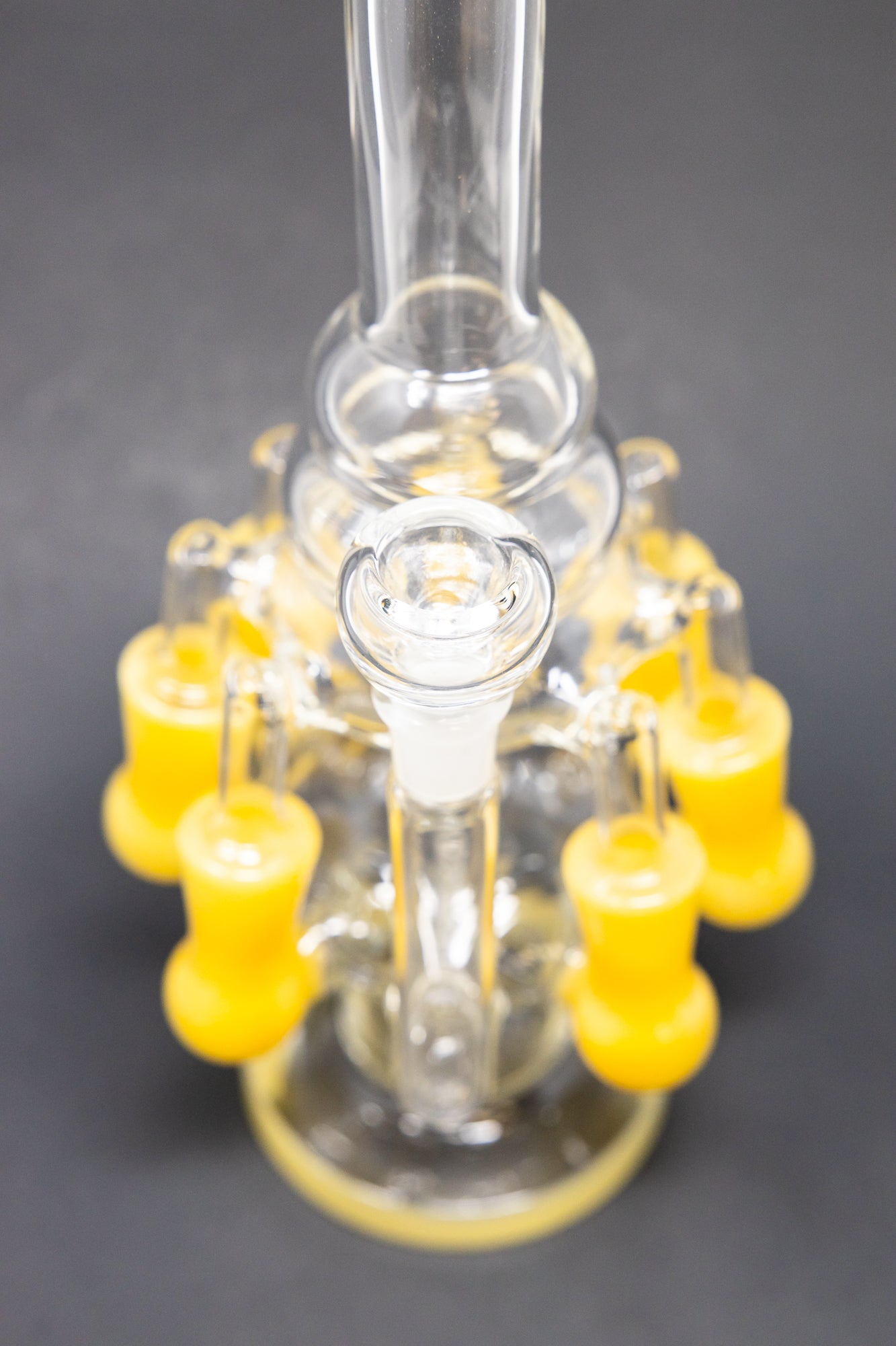 12" Yellow Seven Side Recycler
