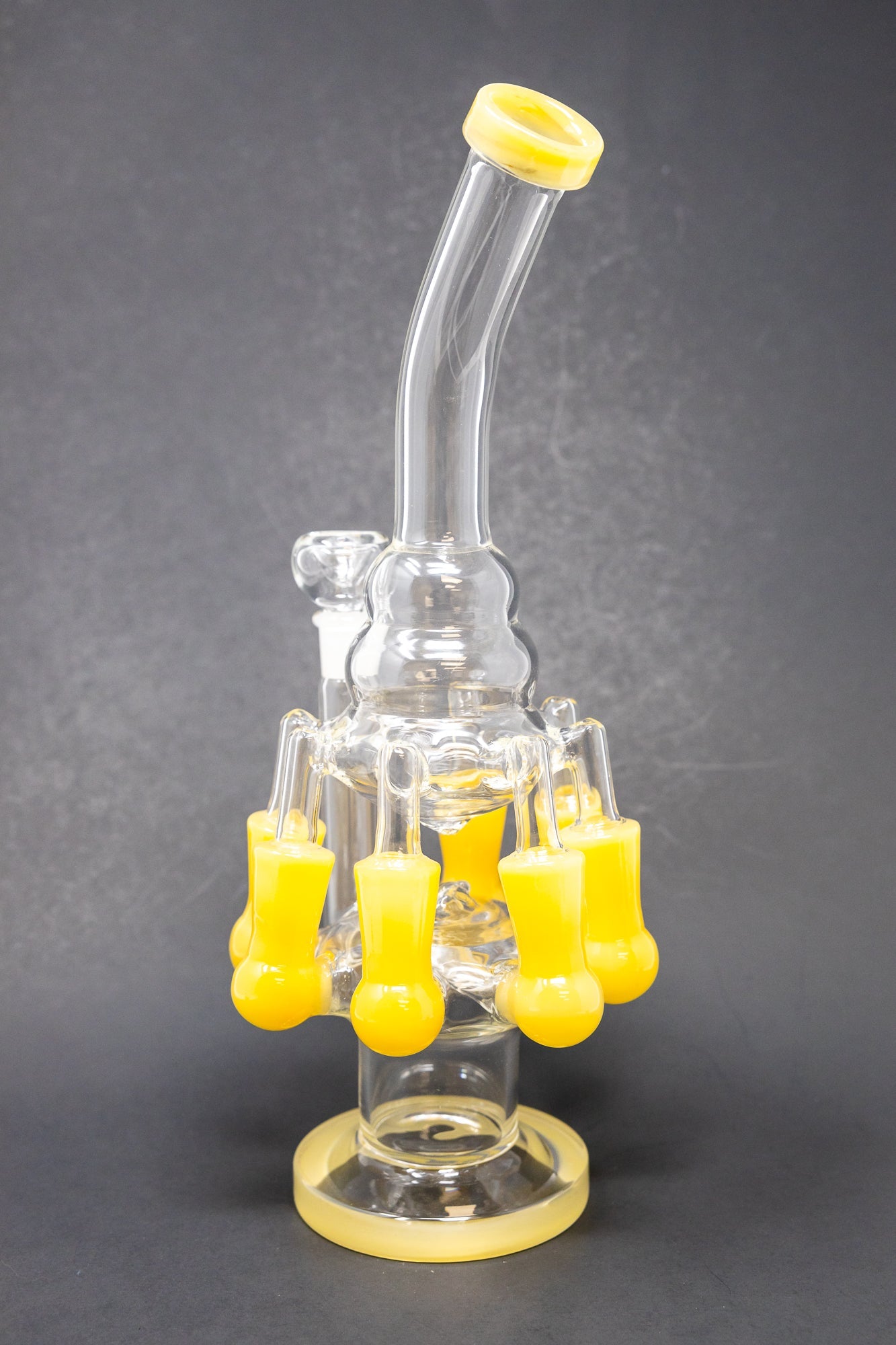 12" Yellow Seven Side Recycler