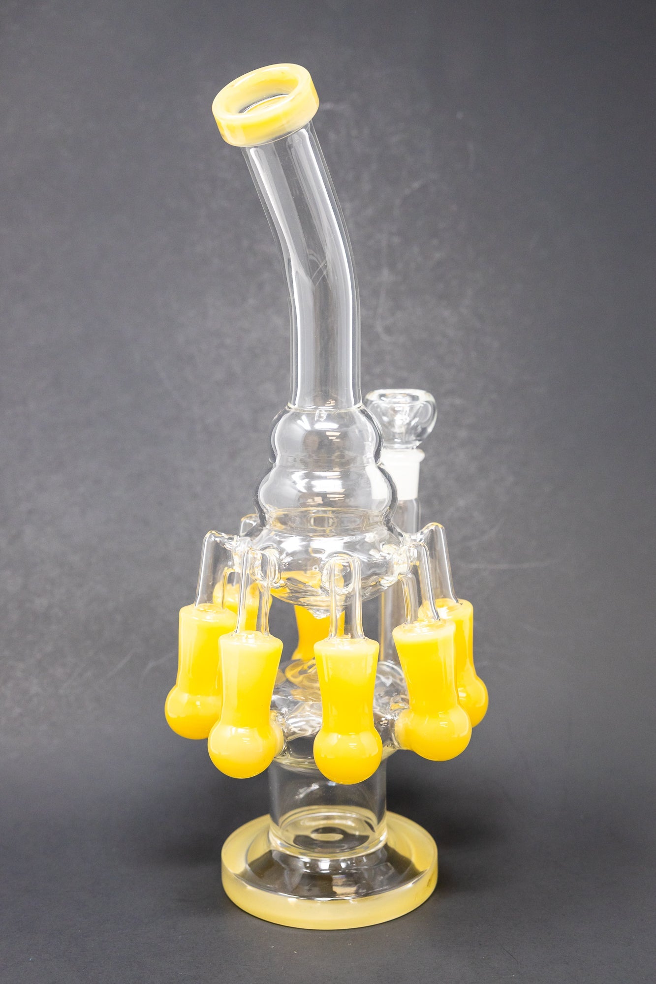 12" Yellow Seven Side Recycler