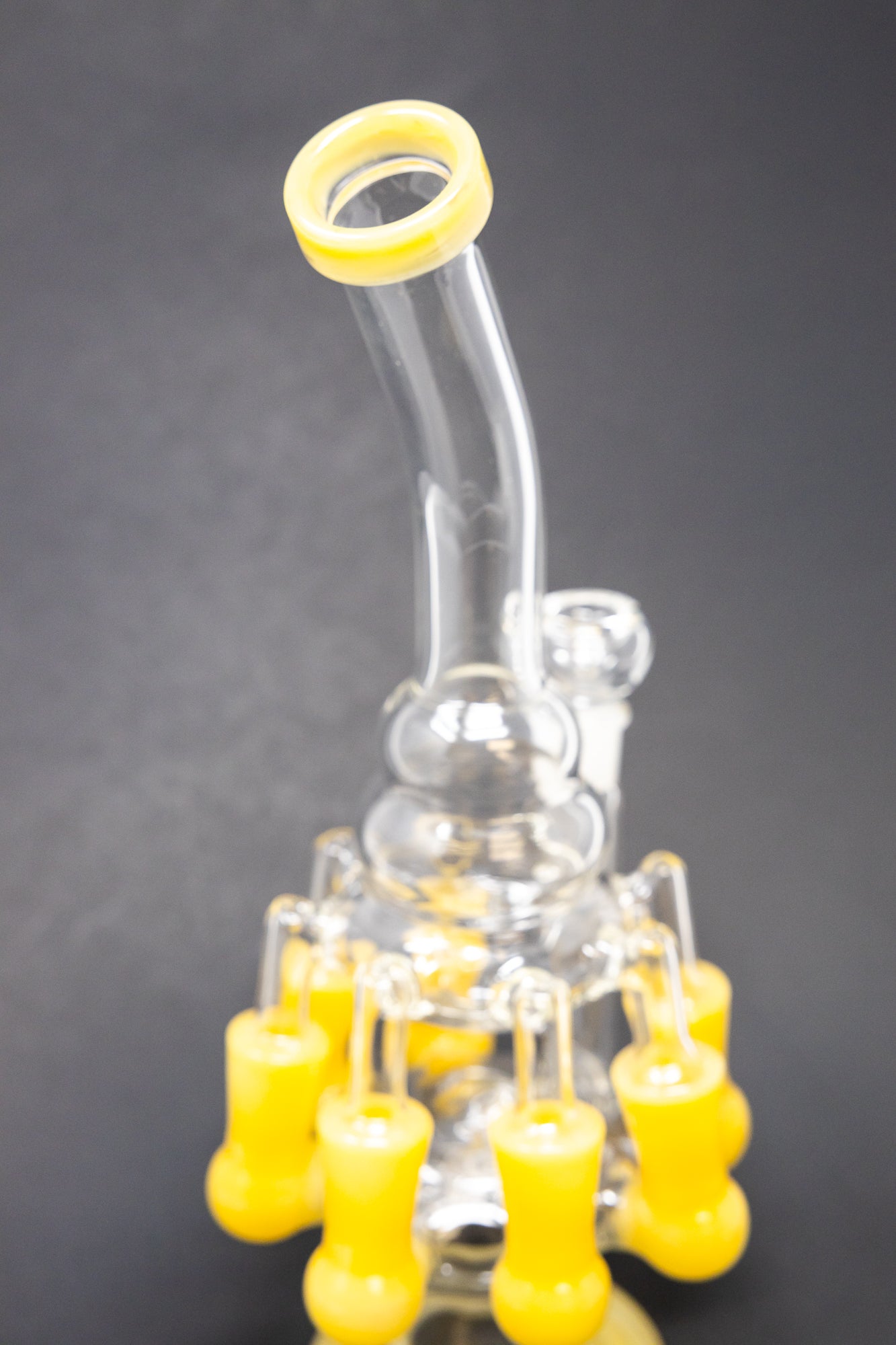 12" Yellow Seven Side Recycler