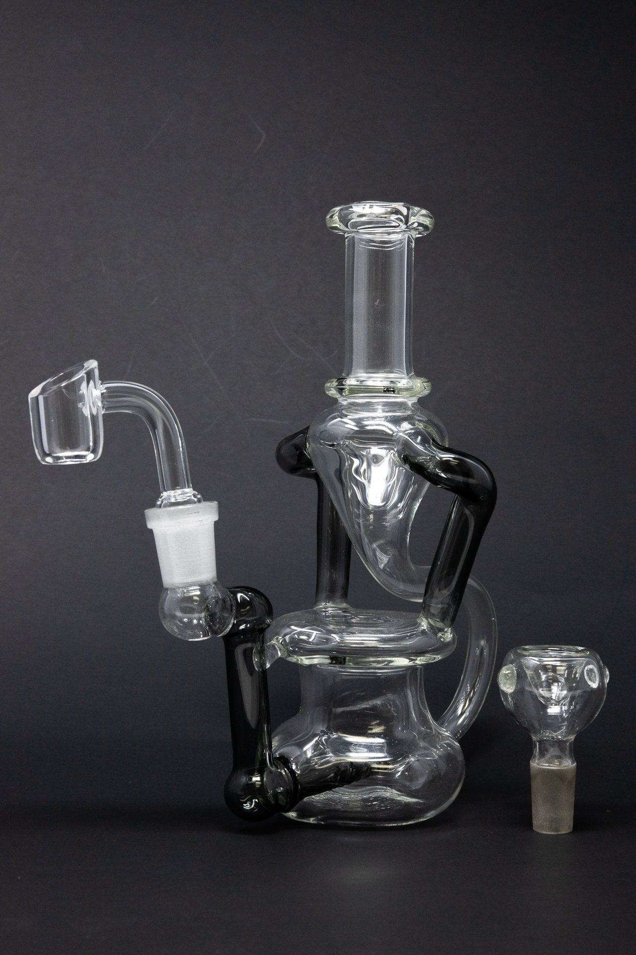 7" Colored Joint Recycler Dab Rig StonedGenie.com