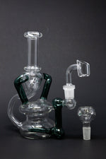 Colored Joint Recycler Dab Rig