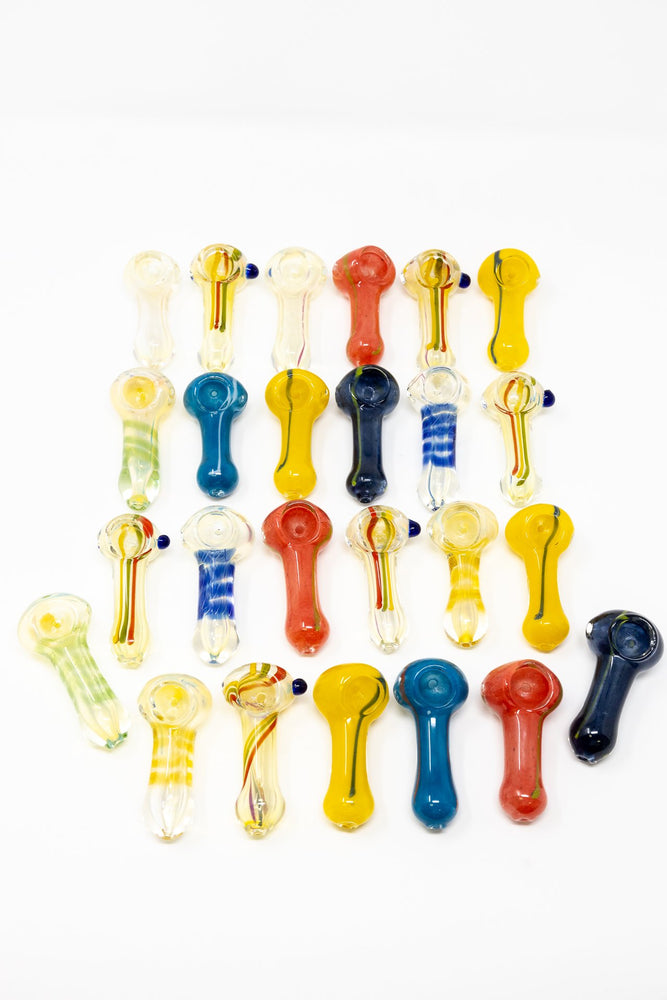 Gold 3" Stoned Genie Peanut Pipes