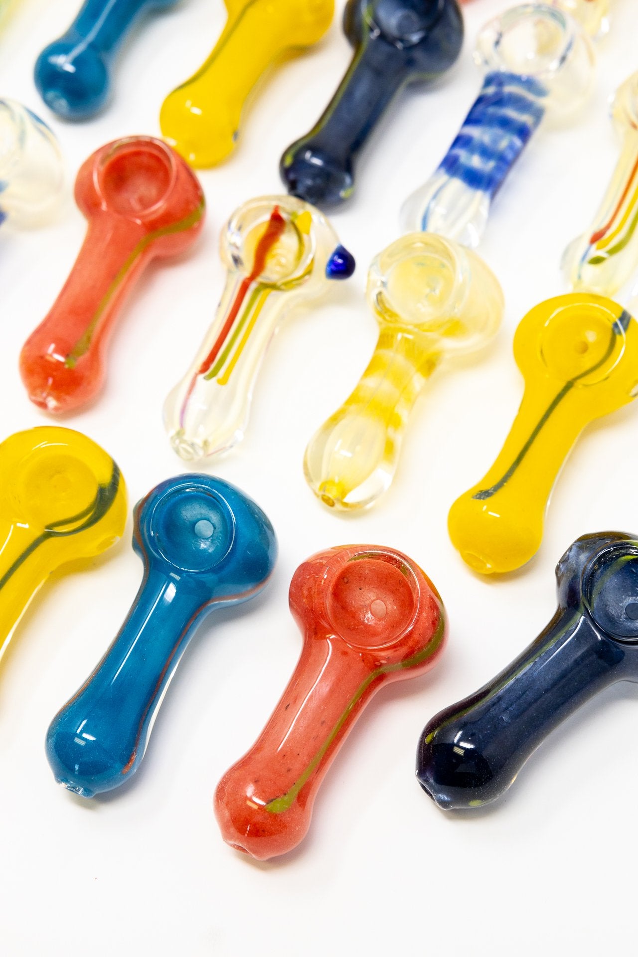 Gold 3" Stoned Genie Peanut Pipes. Buy 2 get 1 Free. StonedGenie.com Glass Pipes