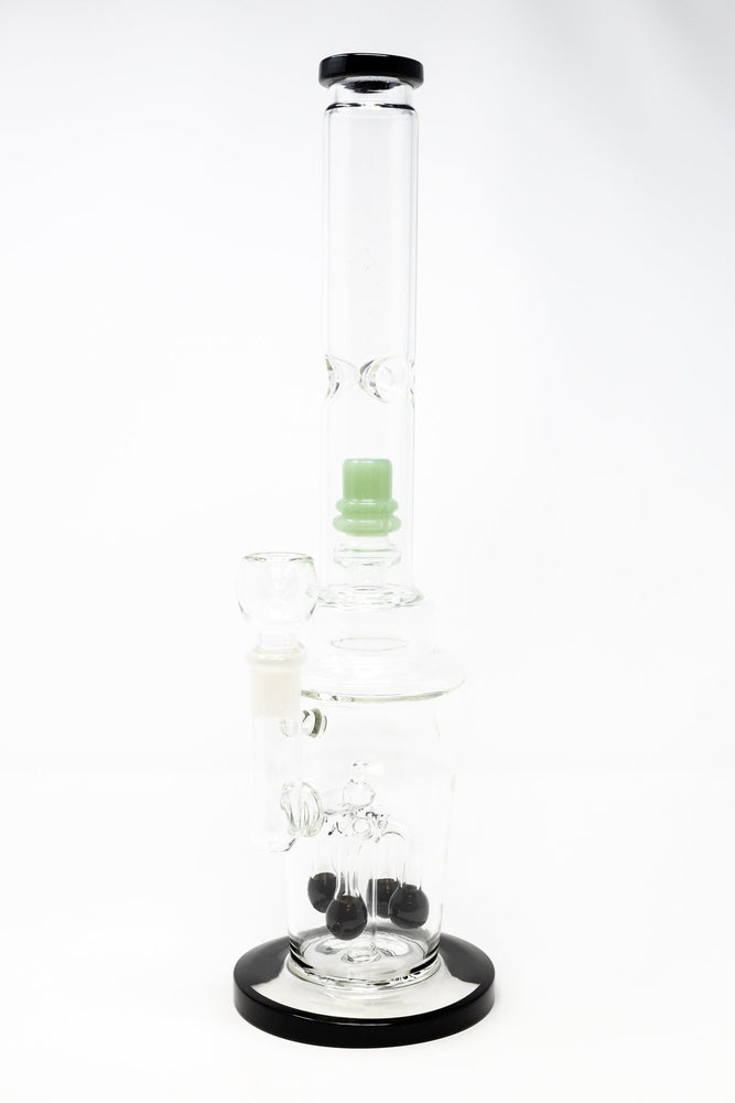 16" Thick Double Percolator Bong w/ Ice Catcher