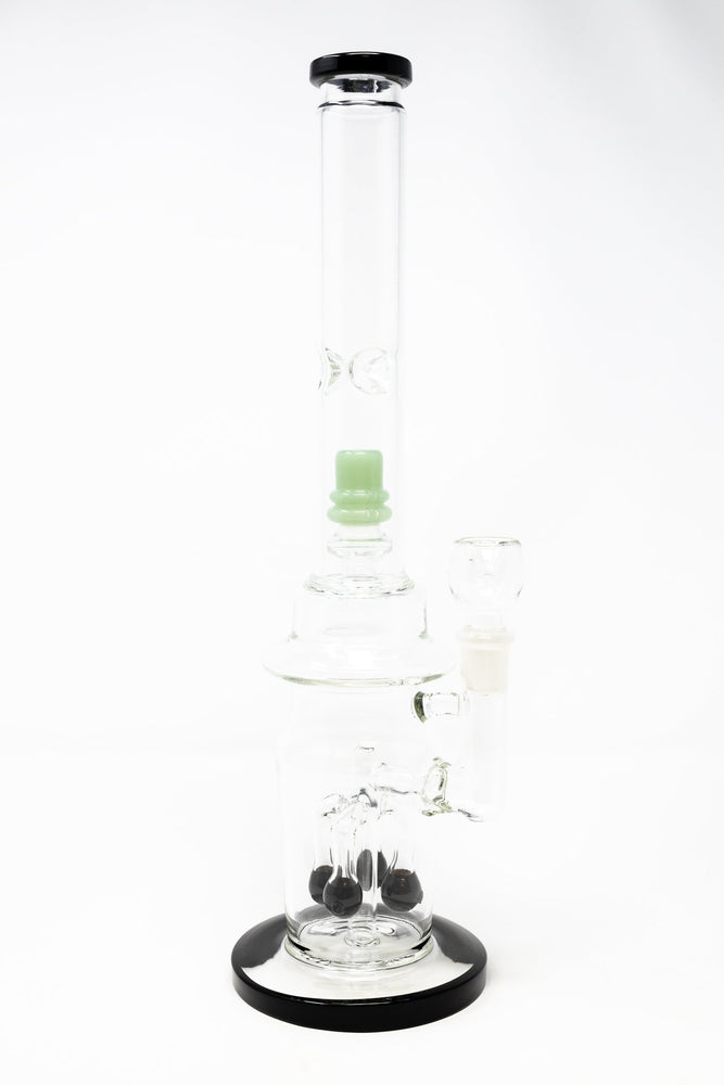 Gray 16" Thick Double Percolator Bong w/ Ice Catcher StonedGenie.com Bong