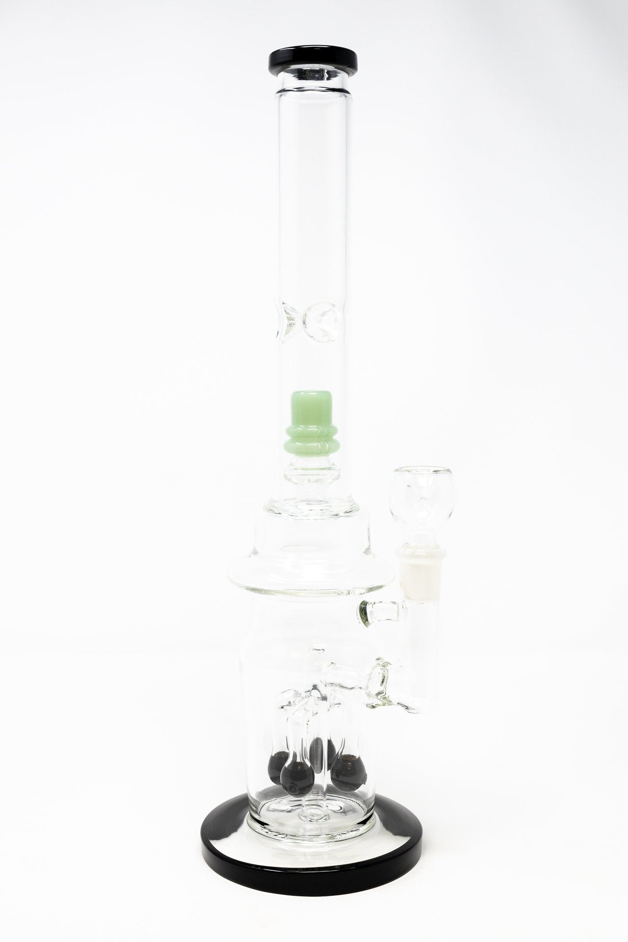 16" Thick Double Percolator Bong w/ Ice Catcher