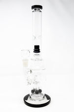 16" Thick Double Percolator Bong w/ Ice Catcher