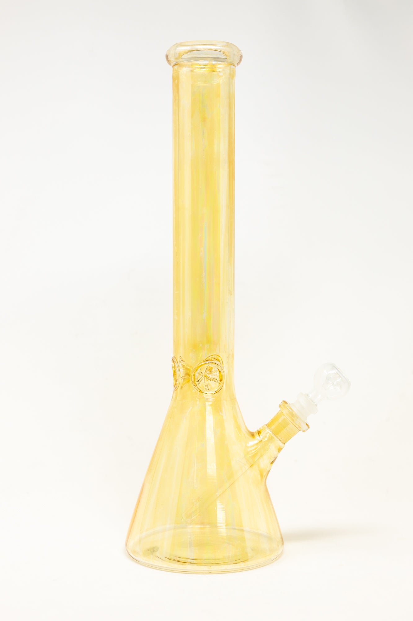 16" Golden Fumed Beaker Bong