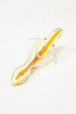 5" Fumed Amber Dolphin Pipe