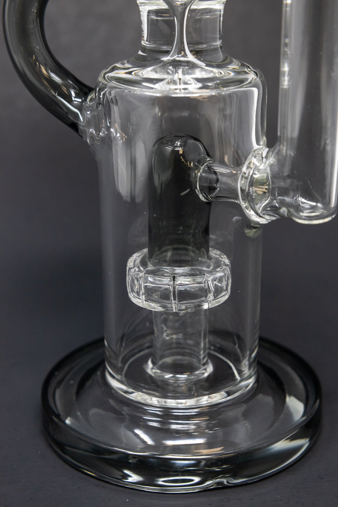 16" Grey Recycler Bong w/ Percolator