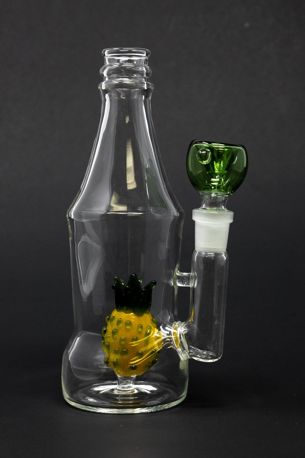 Dark Slate Gray 6" Pineapple Bottle Bong StonedGenie.com Bong