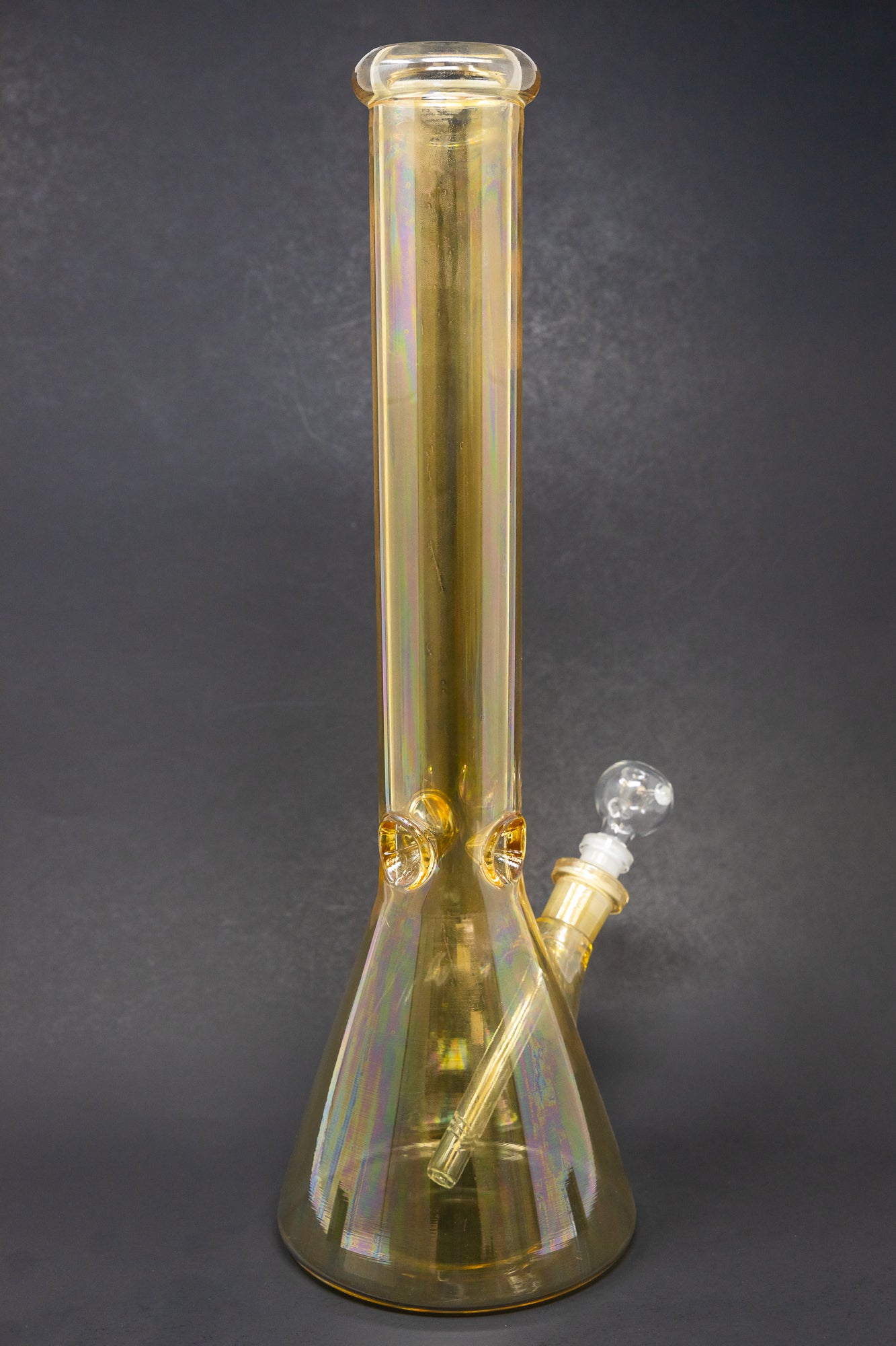 16" Golden Fumed Beaker Bong