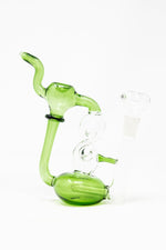 7" Twisted Glass Bubbler w/ Pull out Bowl