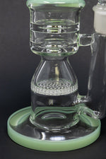 Dark Slate Gray 11" Premium White Neck Rocket Honeycomb Bong StonedGenie.com Bong