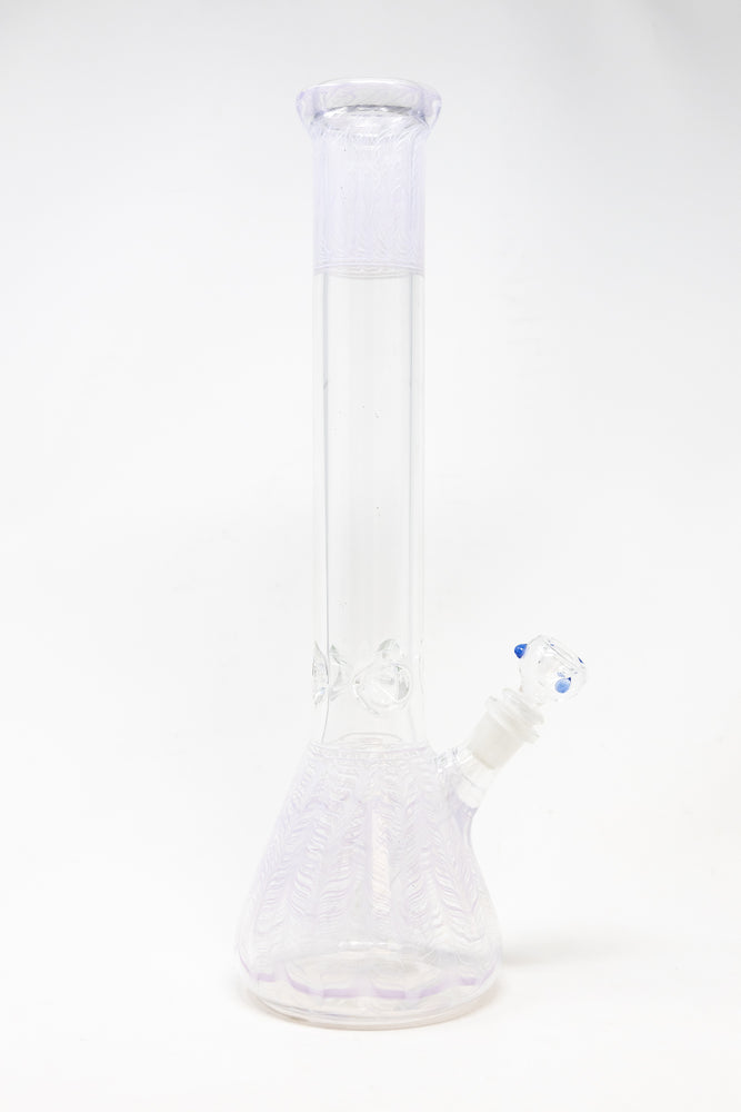 16" Purple Swirl Beaker - 7mm